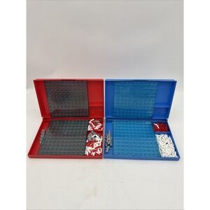 BATTLESHIP GAME Red vs Blue by Milton Bradley - Complete in great Condition